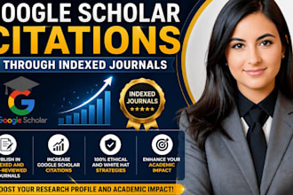increase google scholar citations through indexed journals