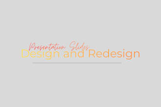 design and redesign presentation slides