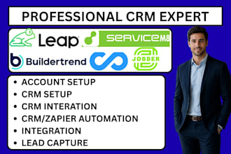 setup buildertrend jobber crm connectteam servicem8 automation leap integration