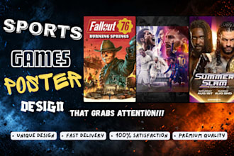 do ads sport flyer, sport poster, gameday, fitness, play store banner in 24hrs