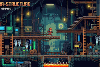 make video game pixel art