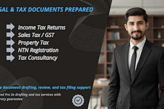 file income tax returns and provide complete tax consultancy