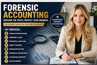 forensic accounting specialist focused on fraud investigatio