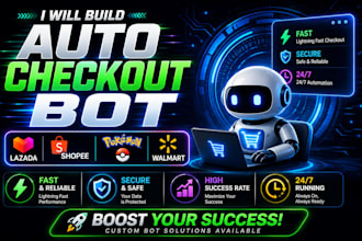do lazada bot, shopee bot, auto checkout bot, pokemon bot auto purchase bot