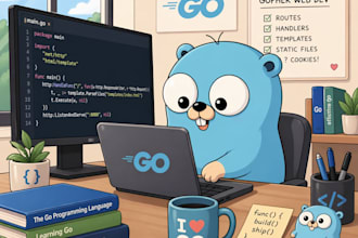 do backend development in go