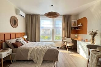design luxury airbnb, home office and full house interiors home styling