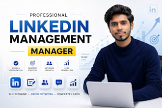 be your linkedin marketing manager b2b lead generation