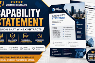 design a winning capability statement that helps you secure contracts stand out