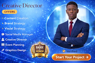 your creative director for visual strategy brand design