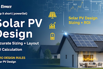 design your solar pv system with accurate sizing, layout and ROI calculation