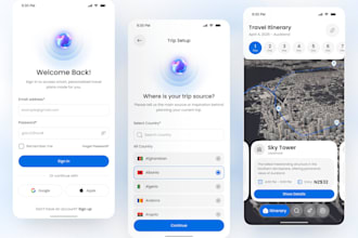 develop ai trip planning app, ai travel app, nightlife app, ai vacation app