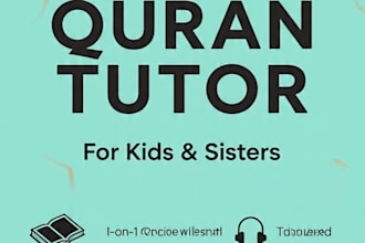 be your online quran tutor for kids and female with tajweed