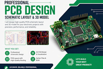 design pcb hardware prototype and custom 3d enclosure