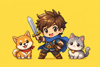 create custom pixel art, sprites, and game assets in retro style