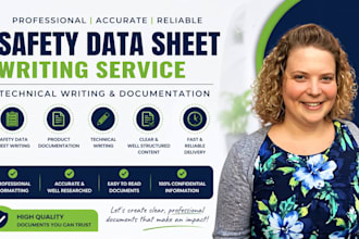 format safety data sheet and professional technical product documentation