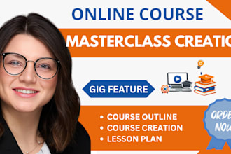 create masterclass online course content coaching program manual lesson plan