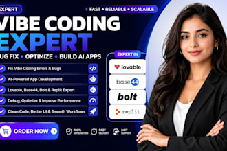 fix vibe coding errors, vibe coding expert bug fix lovable, base44, bolt, replit