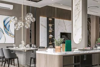 do modern interior 3d modeling outdoor kitchen cabinets walkthrough and remodel