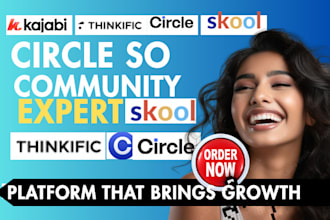 setup online community thinkific circle so course creation engagement growth