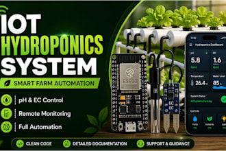 build iot hydroponics system with ph ec automation