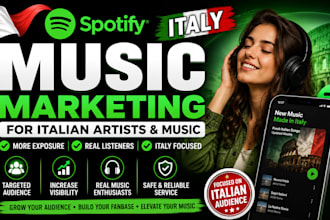 do italy spotify music promotion italian music spotify promotion
