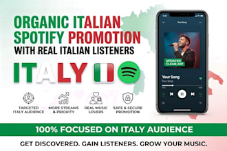 do italian spotify music promotion in italy