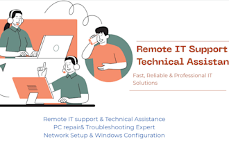 provide expert remote IT support for windows PC