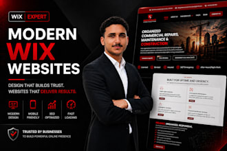 create wix responsive website design and redesign