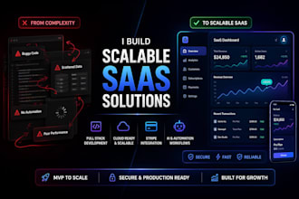 create modern saas platforms using react node and ai