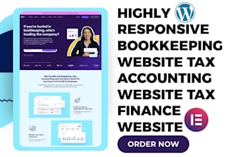 design bookkeeping website tax accounting website tax finance website