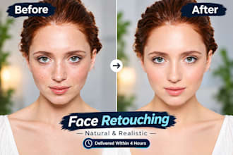 do realistic face retouching head replacement and body change in photoshop