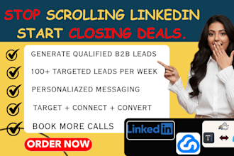do b2b lead generation social media marketing on linkedin, skylead, heyreach