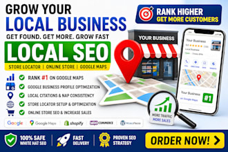 rank your business on google  store locator ecommerce setup