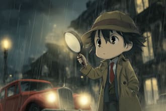draw anime couple or duo illustration