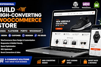 customize avada, flatsome, porto, woodmart woocommerce theme store ecommerce SEO