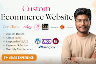 build a custom, high converting ecommerce store to scale