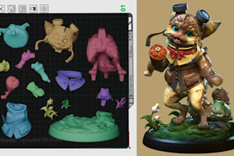 color slice paint split 3d model stl to 3mf 3d model to muiticolor 3mf file