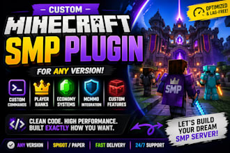 create a java minecraft smp plugin for any version