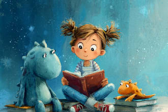 create stunning children book illustration package for KDP