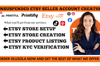 create unsuspended etsy seller account, etsy account creation, etsy store setup
