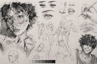 draw a realistic pencil sketch from your photo