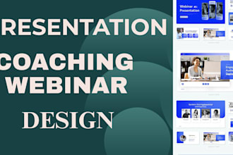 create professional course presentations, training slides, coaching, webinar
