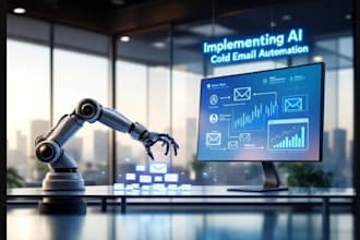 build ai lead gen bot, scraping, cold emails, sales aiutomation bot