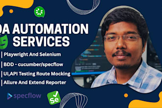 do QA web automation with playwright and selenium