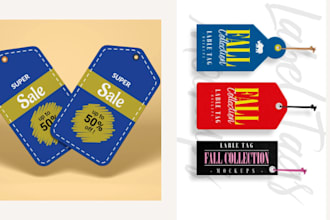 design clothing tags, hang tags, neck labels, care labels, product price tags