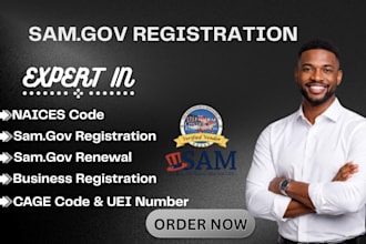 register your sam gov, uei, cage code, government contract