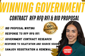 write , find rfp winning government contract bid proposal rfq rfi grant writing