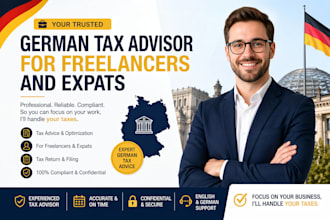 be your german tax advisor, german consultant, tax advisor, tax solution expert