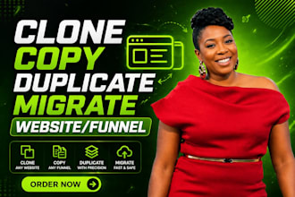 clone or migrate any website or sales funnel fast and professionally