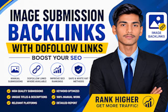 build image submission backlinks with dofollow links for SEO